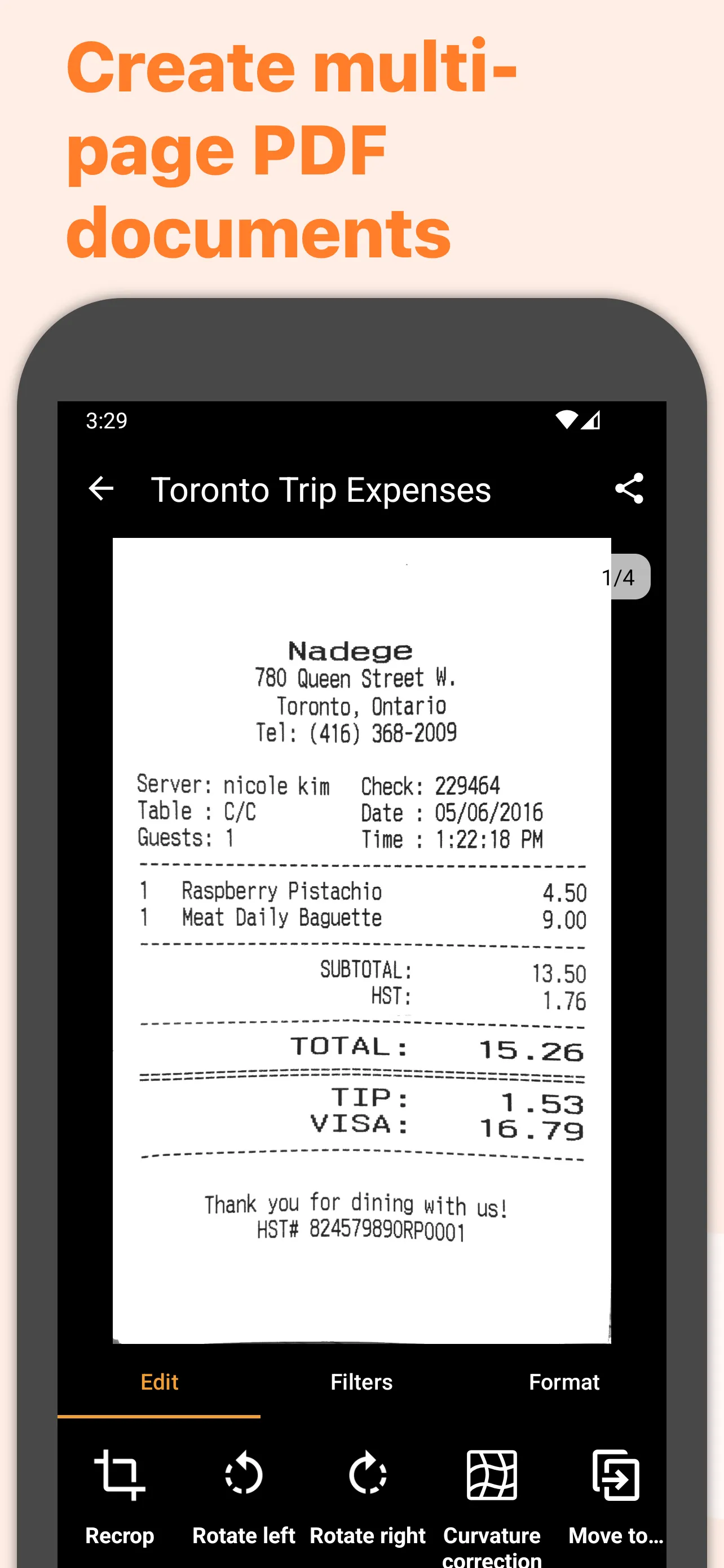 Genius Scan - PDF Scanner | Indus Appstore | Screenshot