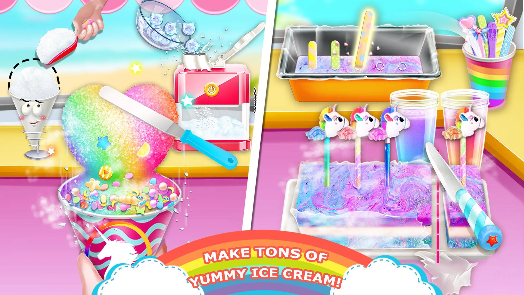 Unicorn Chef Ice Cooking Games | Indus Appstore | Screenshot