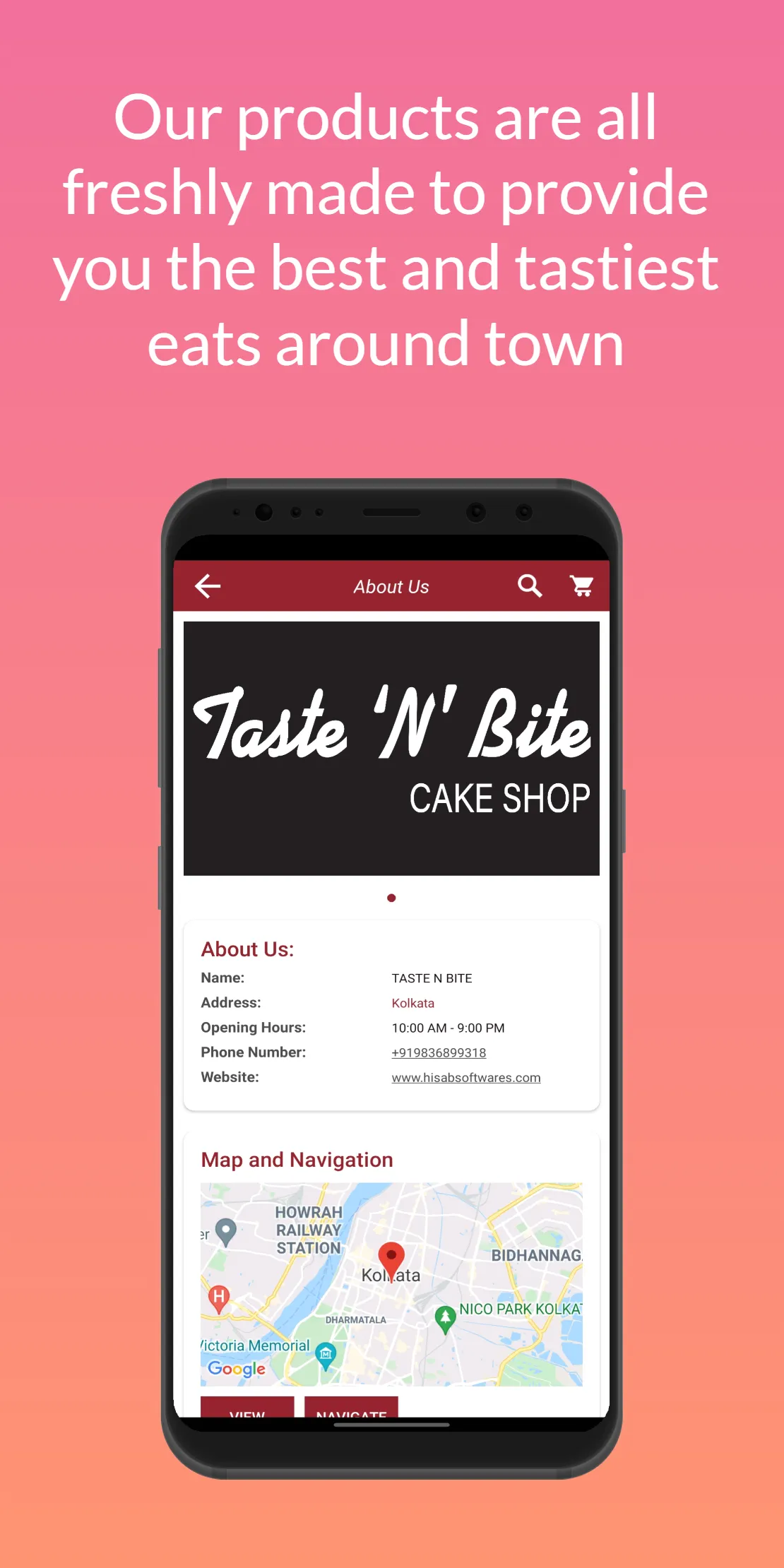 Taste 'N' Bite | Indus Appstore | Screenshot