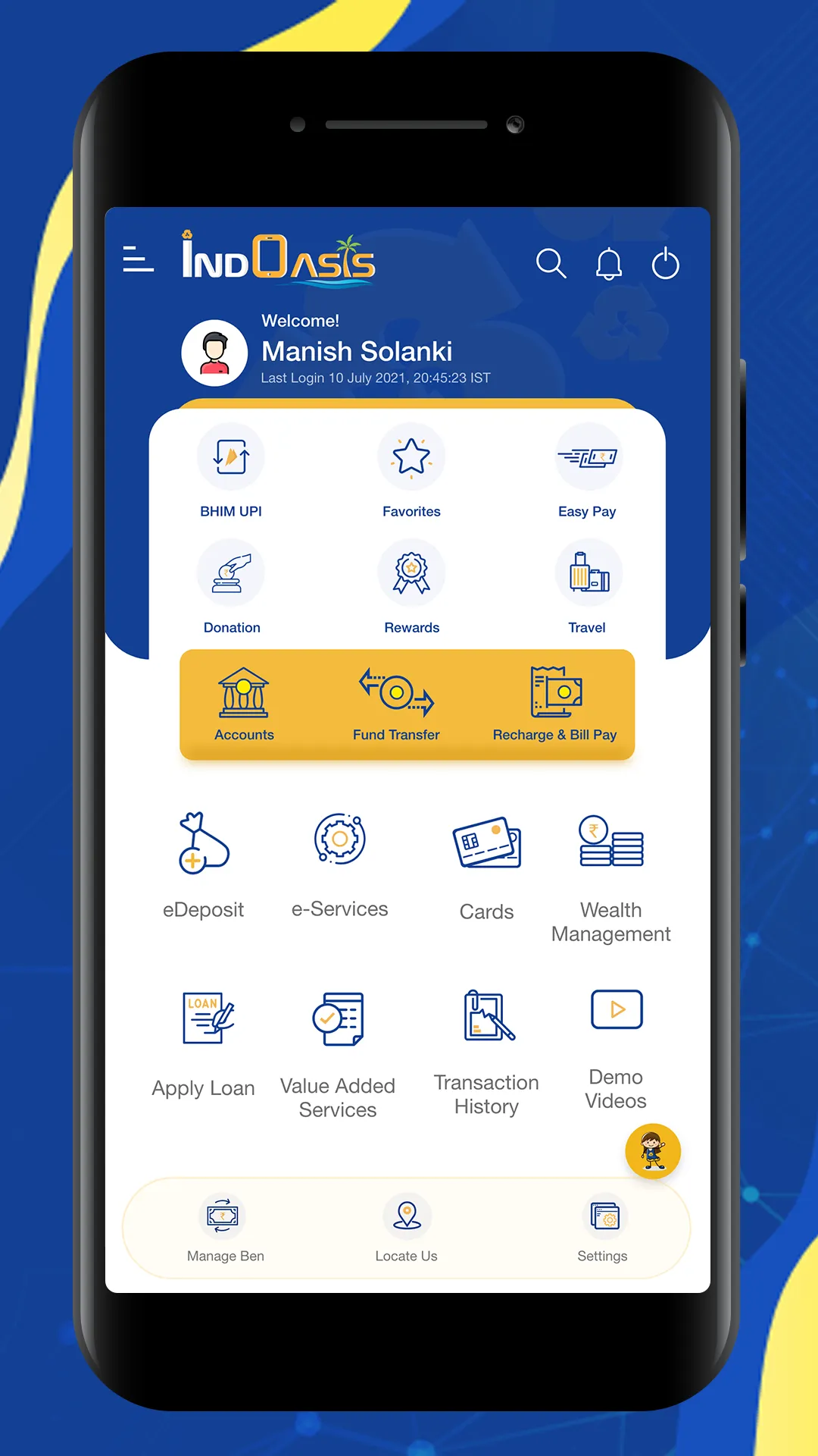 IndOASIS Indian Bank MobileApp | Indus Appstore | Screenshot