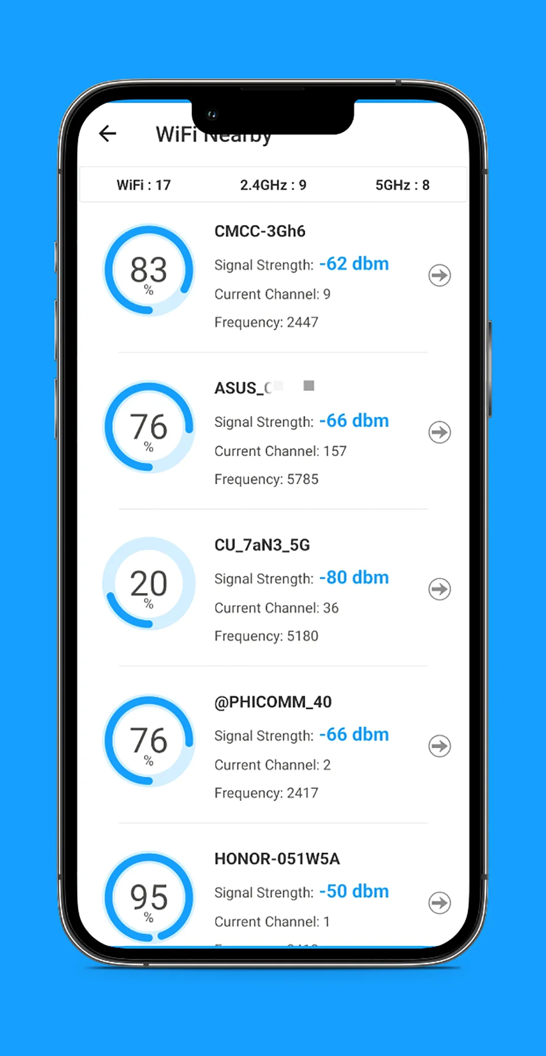 WiFi Signal Strength Meter | Indus Appstore | Screenshot