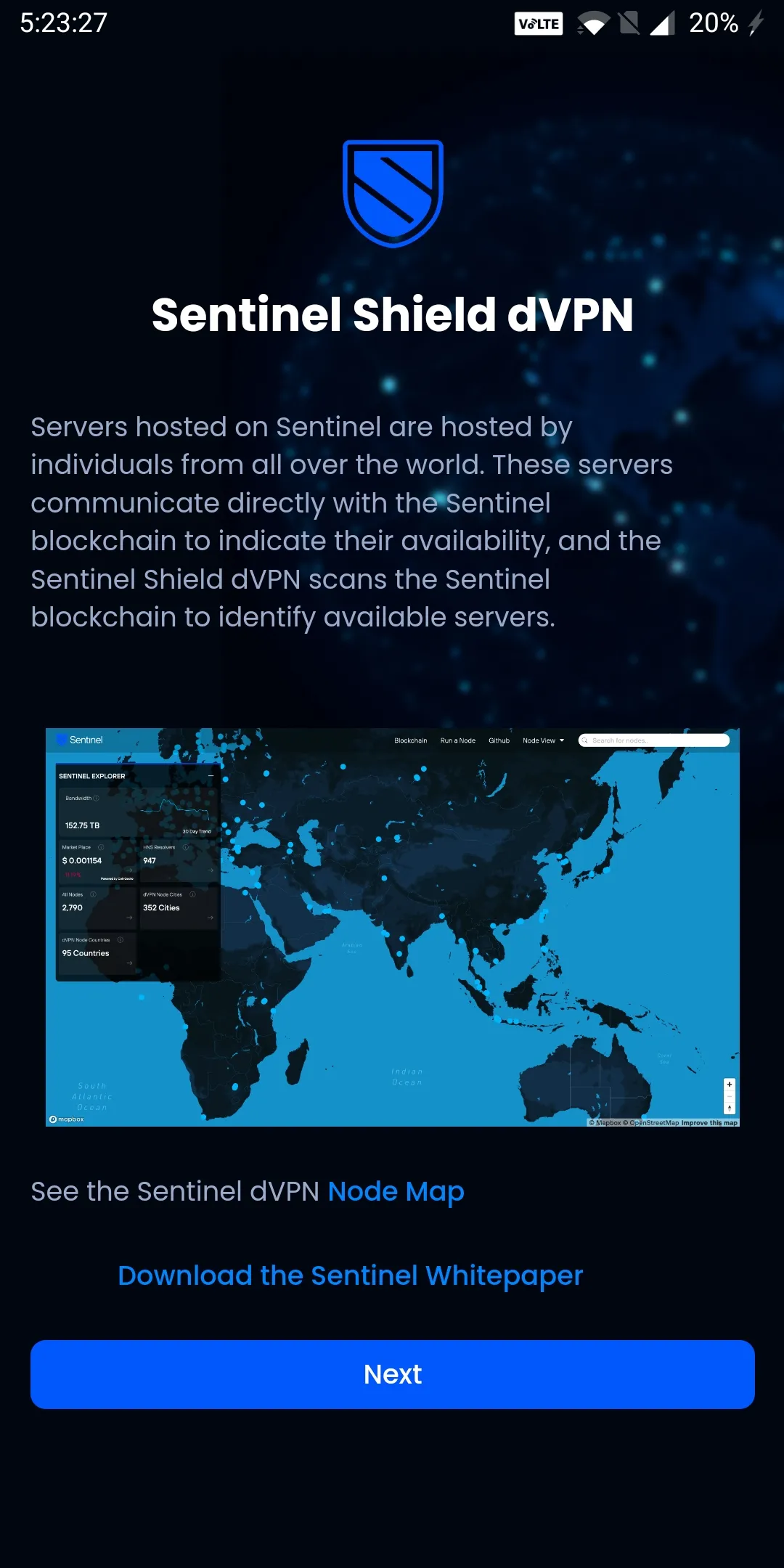 Sentinel Shield dVPN | Indus Appstore | Screenshot