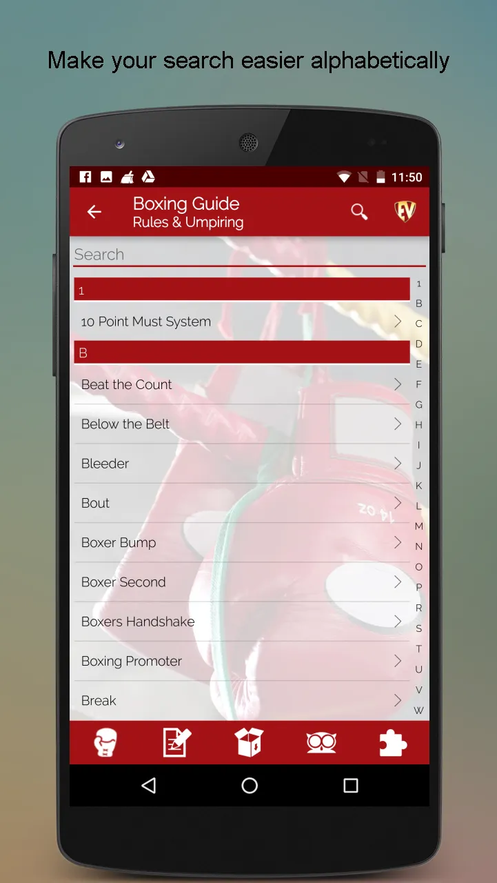 Boxing Dictionary | Indus Appstore | Screenshot