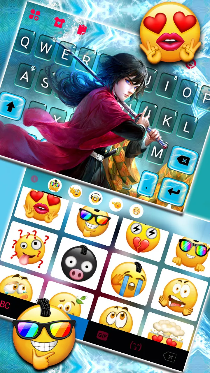 Blade Cool Warrior Keyboard Ba | Indus Appstore | Screenshot