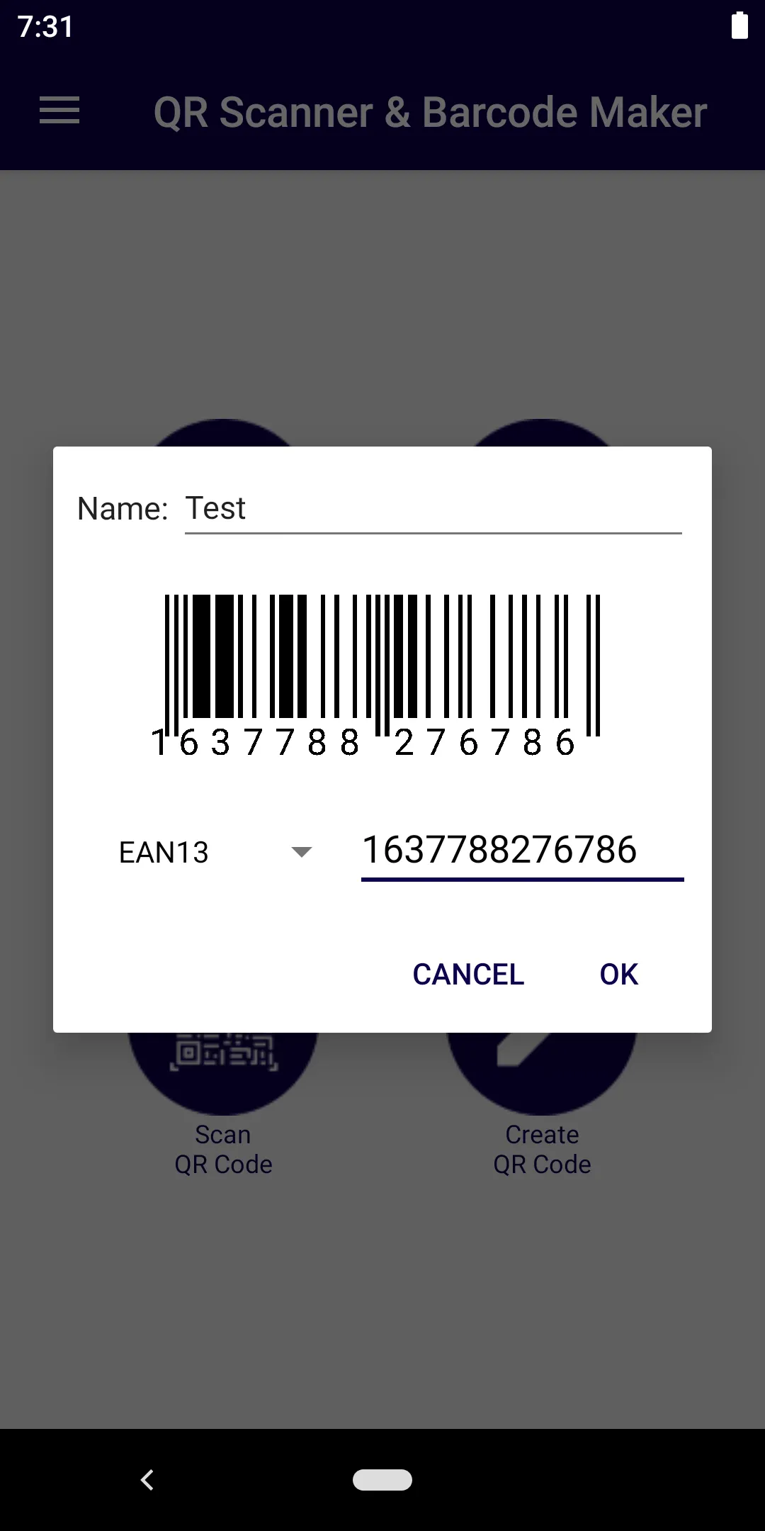 QR Scanner & Barcode Generator | Indus Appstore | Screenshot