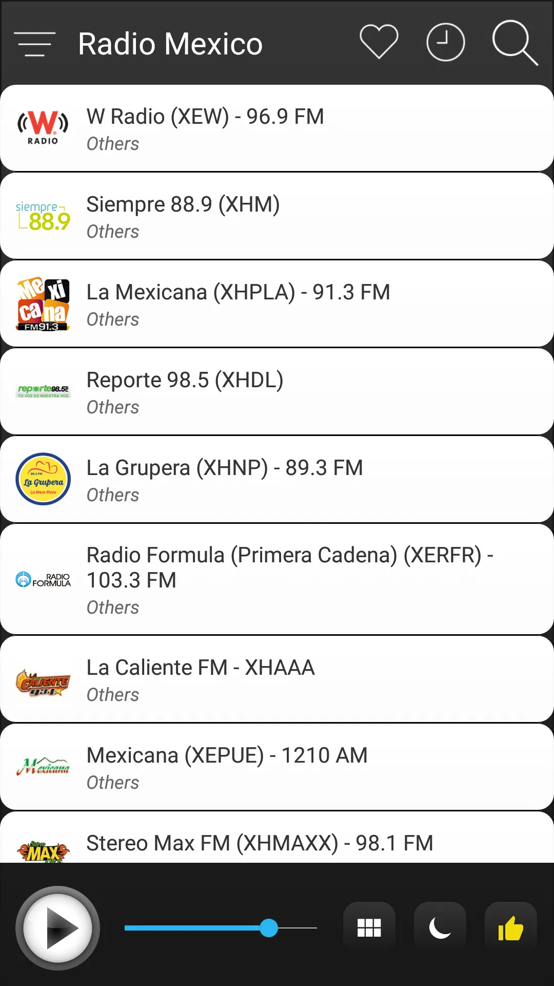 Mexico Radio FM AM Music | Indus Appstore | Screenshot