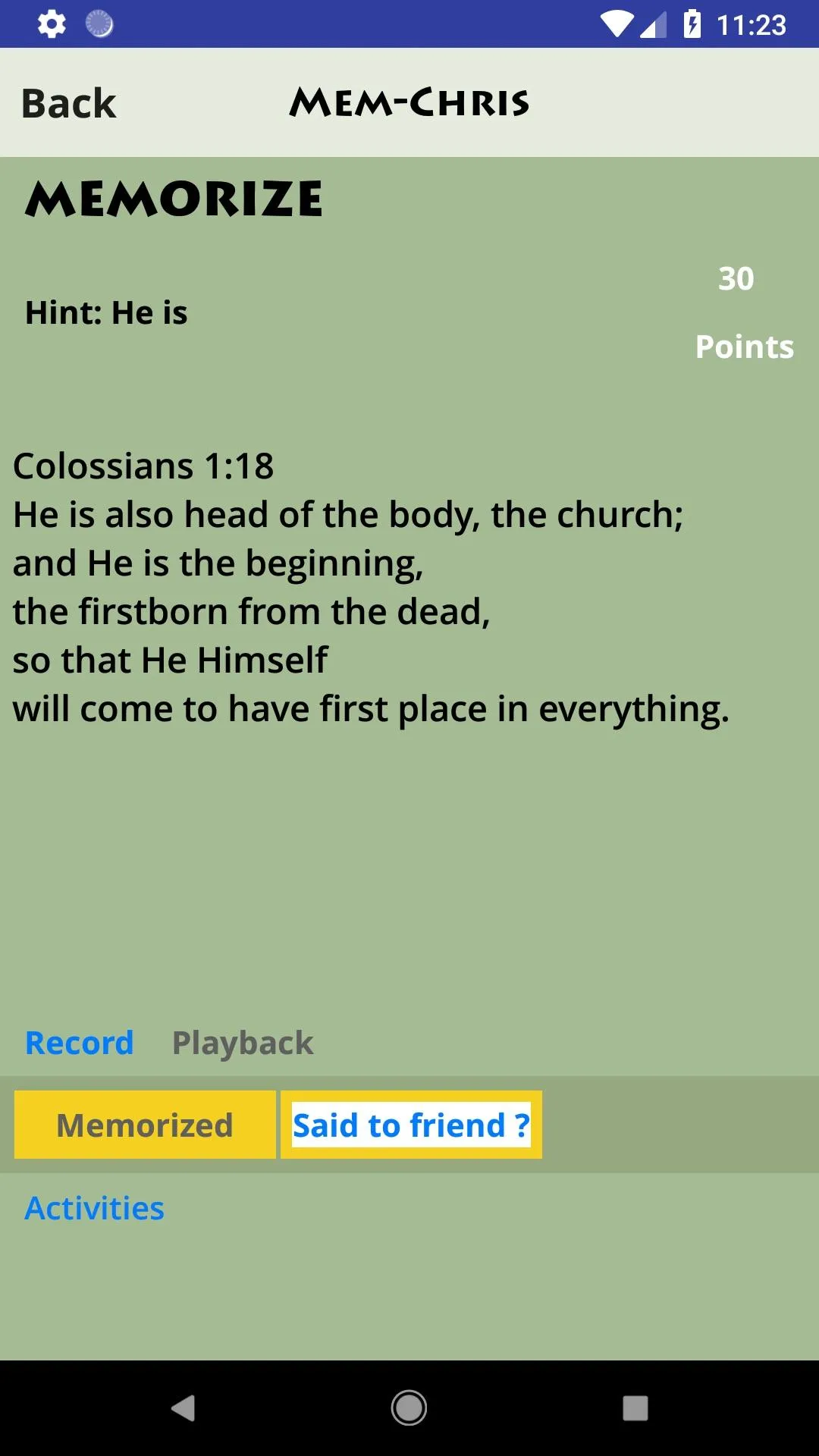 Colossians-Mem | Indus Appstore | Screenshot