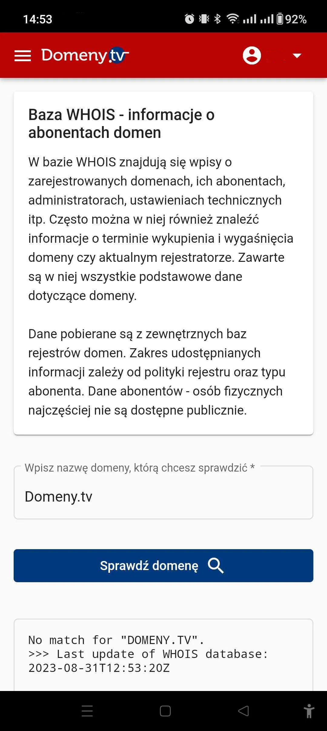 Domeny.tv | Indus Appstore | Screenshot