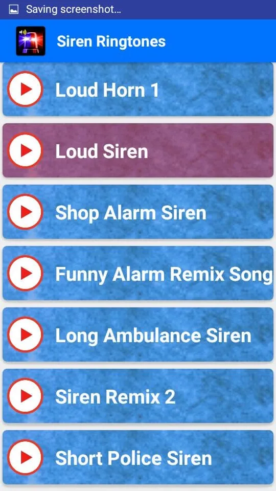 Siren Ringtones | Indus Appstore | Screenshot