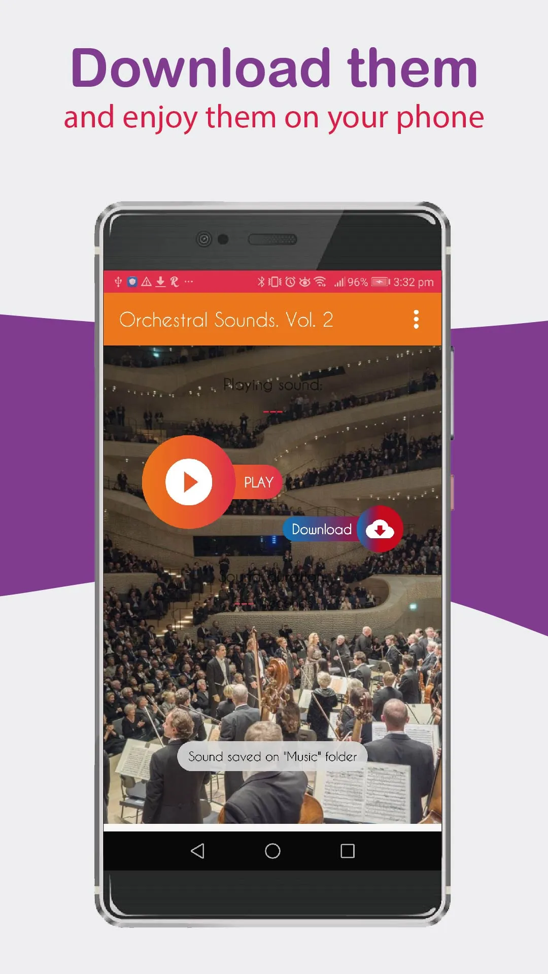 Orchestra sounds. Nice tones. | Indus Appstore | Screenshot