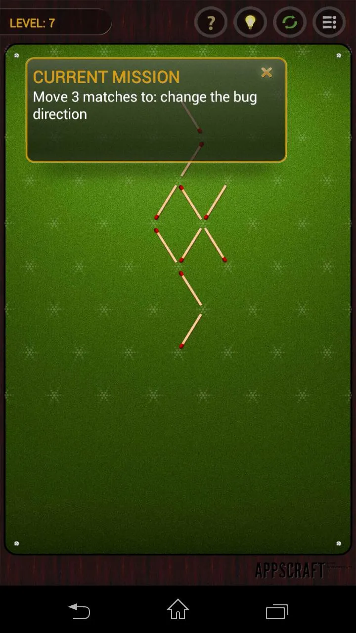 Matchsticks puzzle game | Indus Appstore | Screenshot