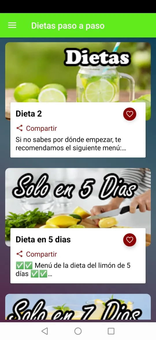 Dieta del Limón | Indus Appstore | Screenshot