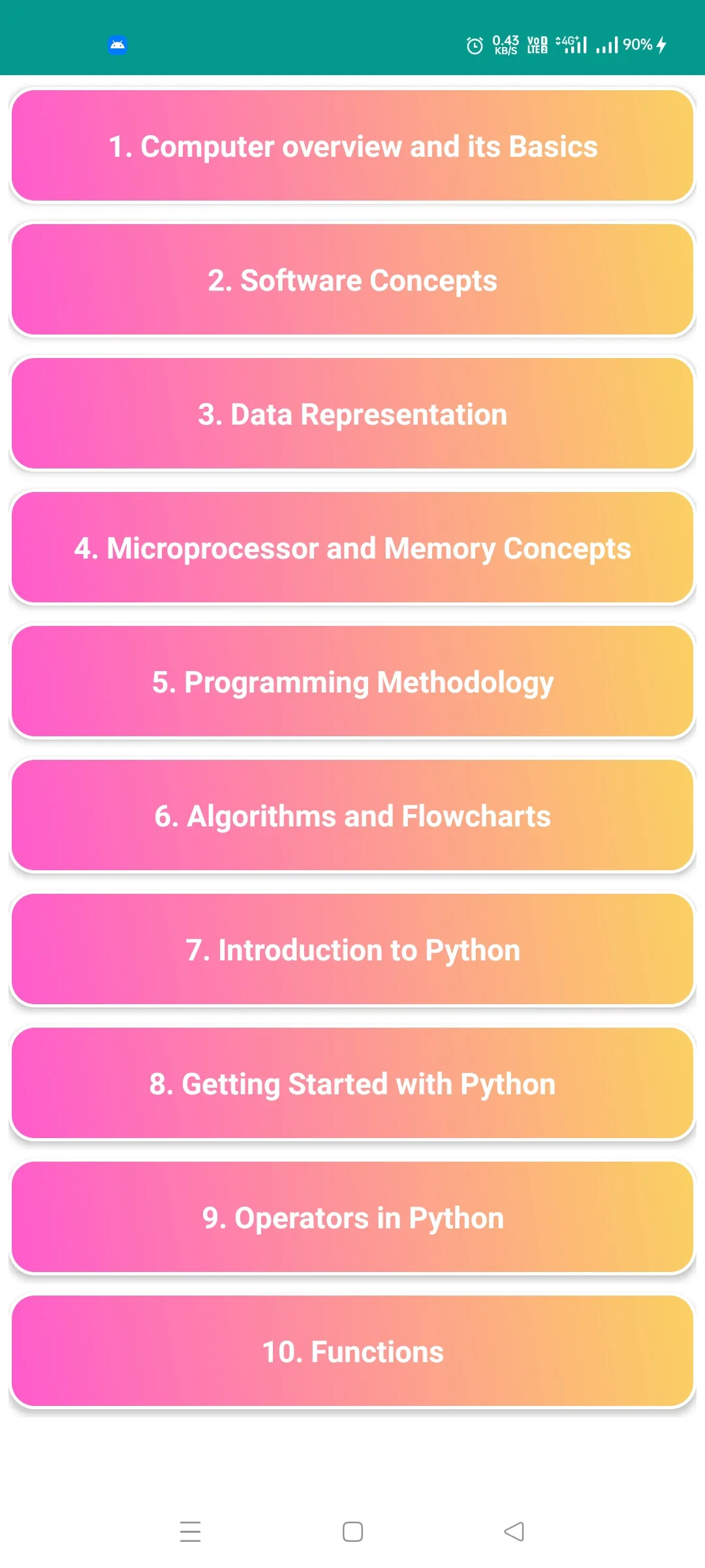 Class 11 Computer Science | Indus Appstore | Screenshot