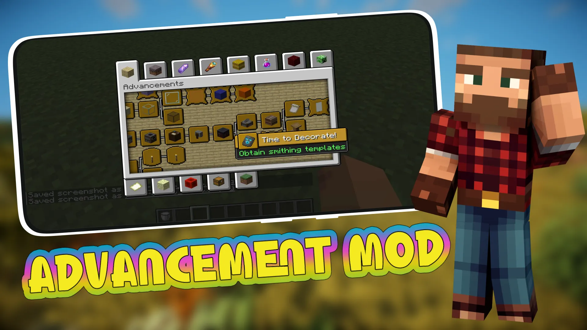 Advancement Mod For Minecraft | Indus Appstore | Screenshot