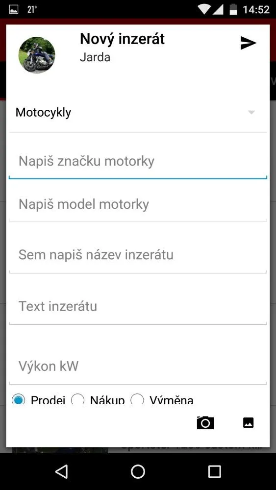 Motorkáři.cz | Indus Appstore | Screenshot