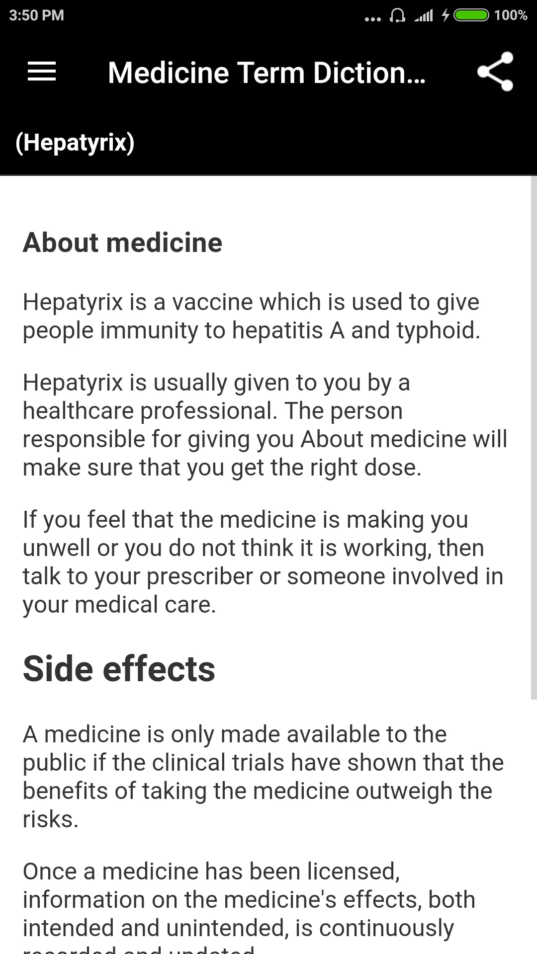 Medicine Term Dictionary | Indus Appstore | Screenshot