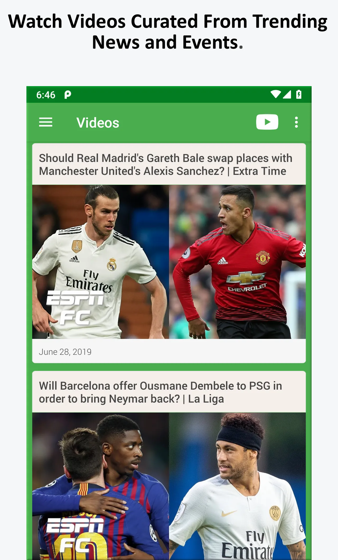 Soccer (Football) News | Indus Appstore | Screenshot