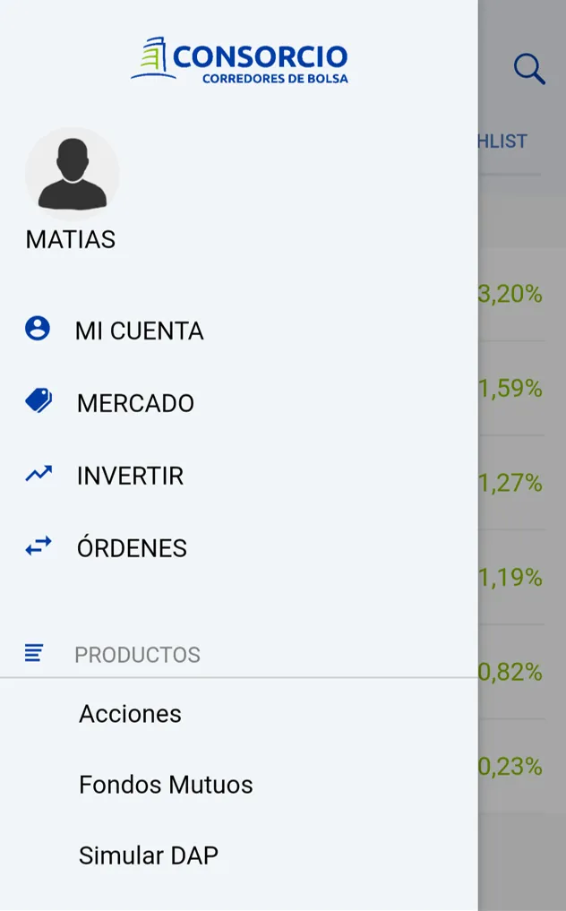 Consorcio Corredores de Bolsa | Indus Appstore | Screenshot