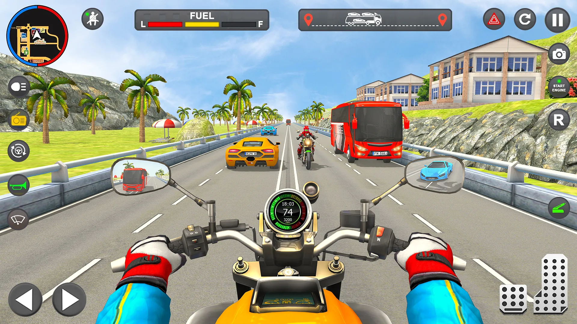 Motorbike Traffic Race Game 3D | Indus Appstore | Screenshot