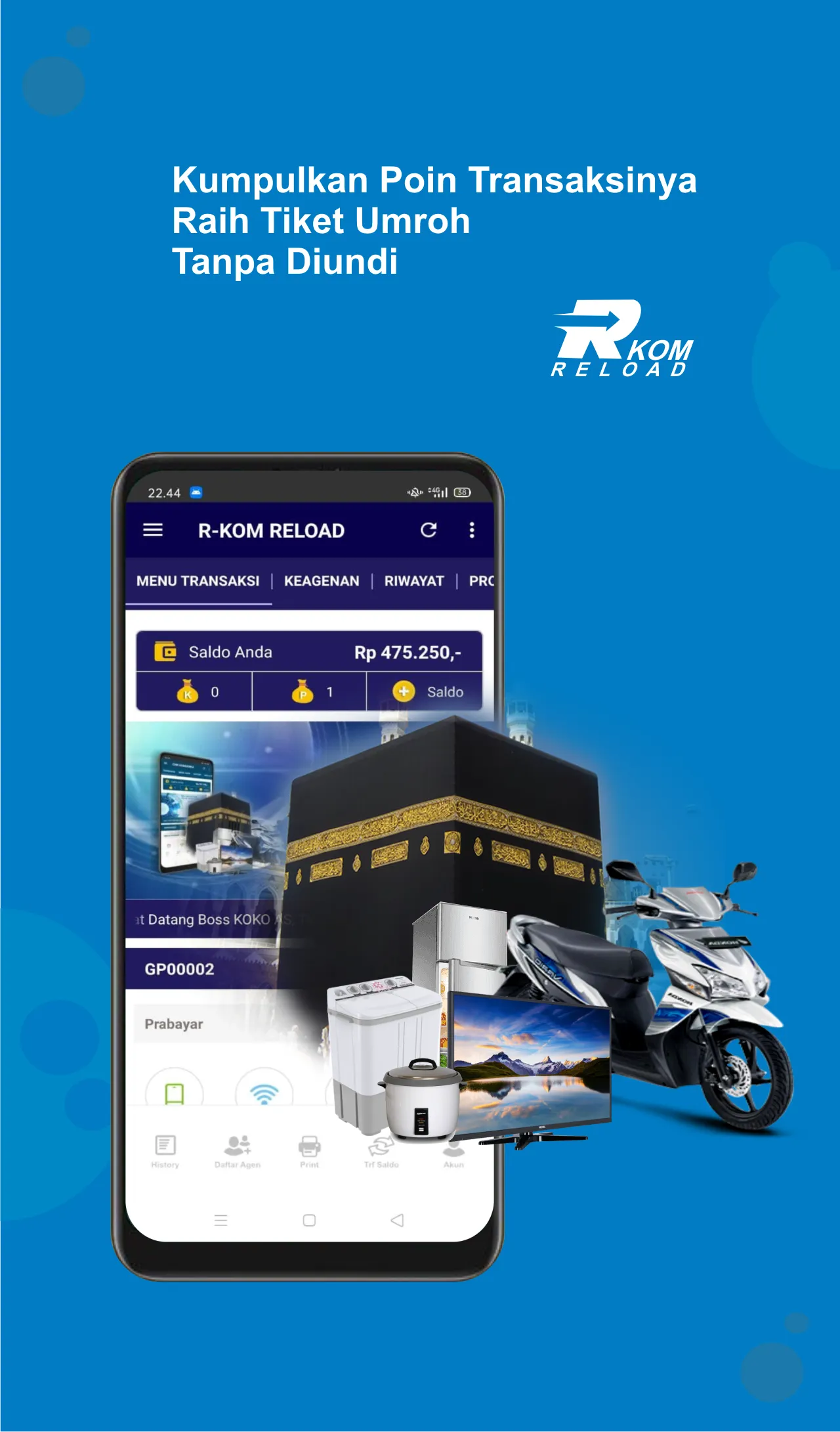 R-KOM RELOAD : Aplikasi Pulsa | Indus Appstore | Screenshot