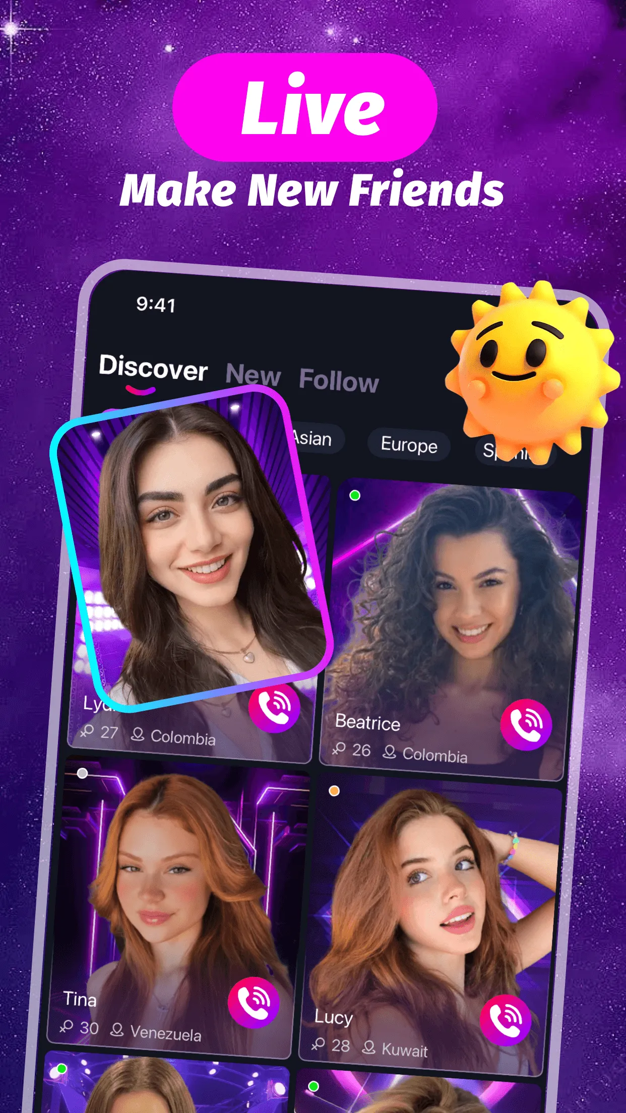CheerU-Live Video Chat | Indus Appstore | Screenshot