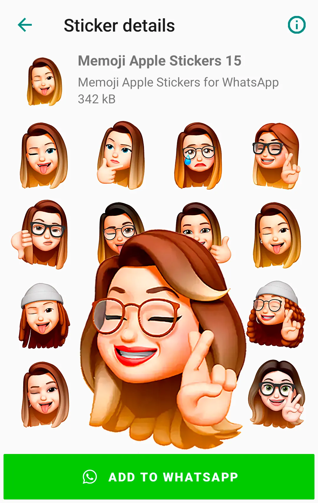 Memoji Apple for WhatsApp | Indus Appstore | Screenshot