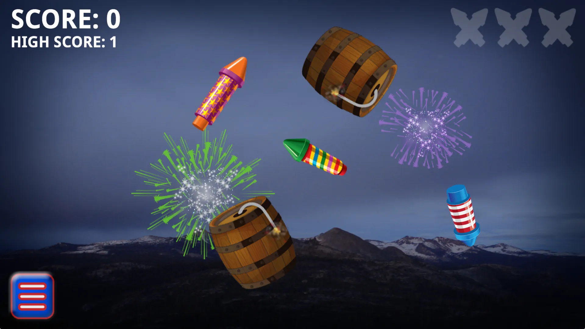 Fireworks Finger Fun Game | Indus Appstore | Screenshot