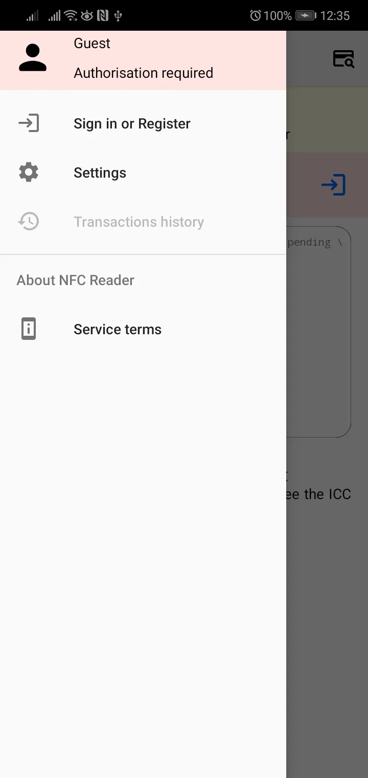 iso8583.info NFC reader | Indus Appstore | Screenshot