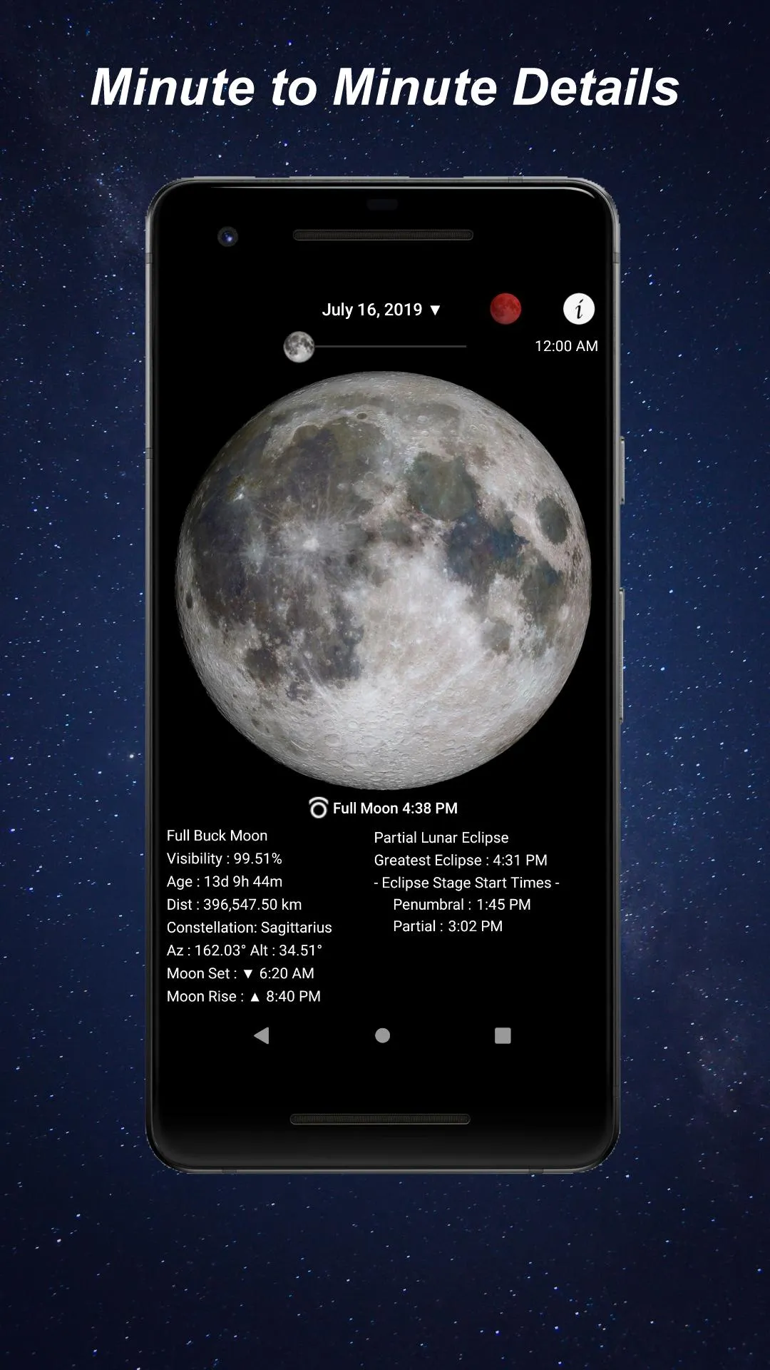 Lunar Phase - Moon Calendar | Indus Appstore | Screenshot