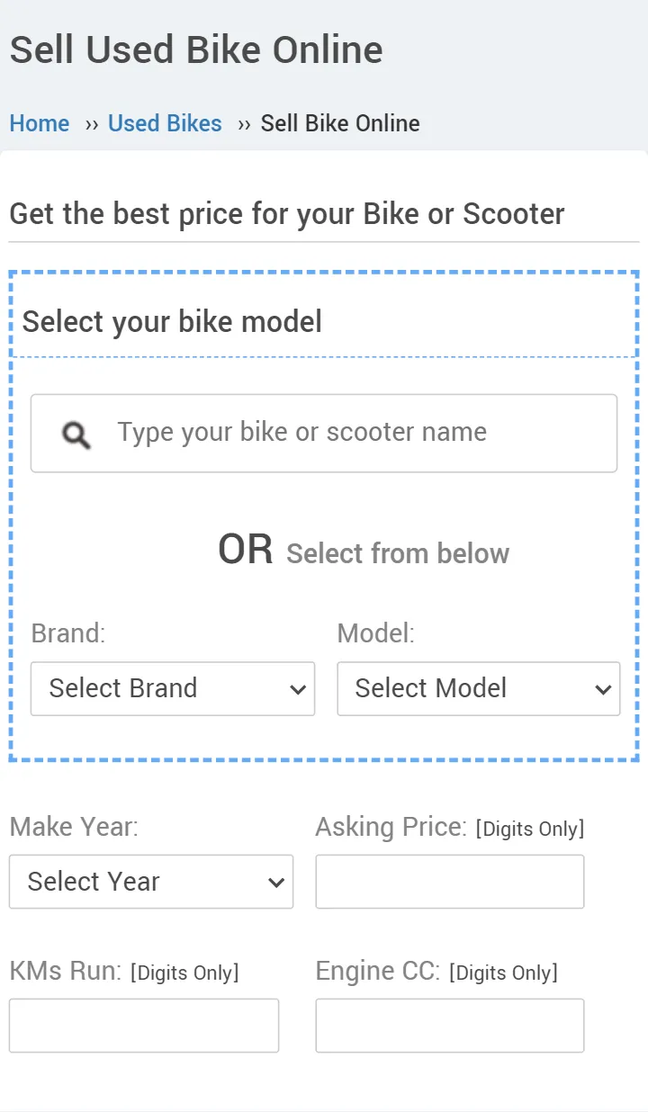 Bikes4Sale | Indus Appstore | Screenshot