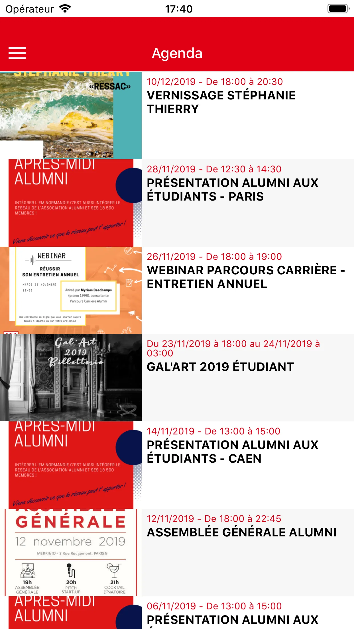 Alumni EM Normandie | Indus Appstore | Screenshot