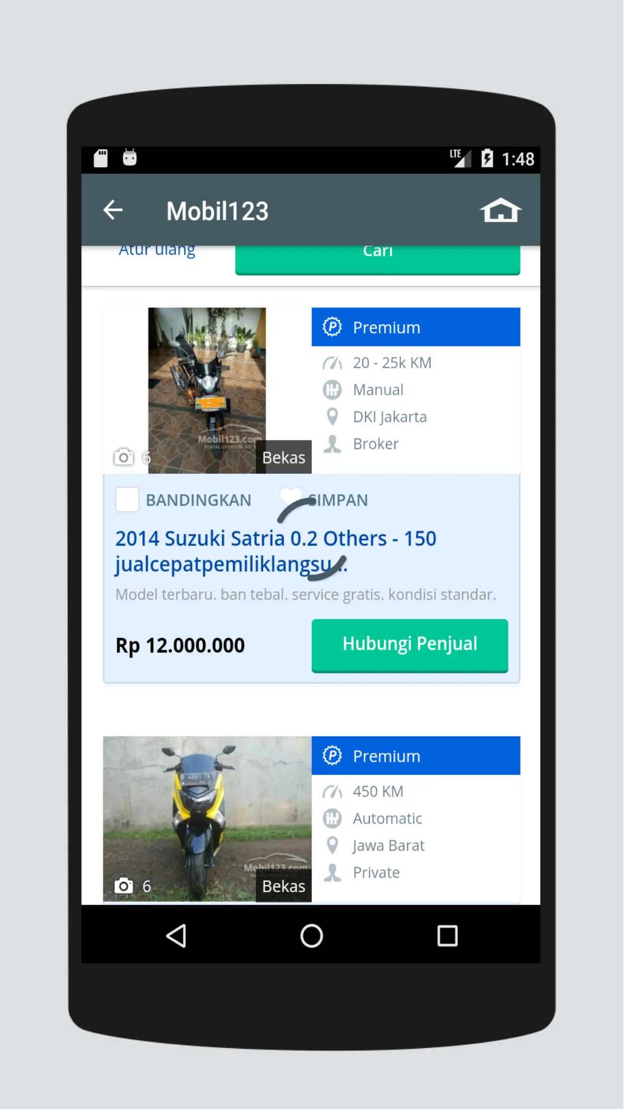 Motor Bekas Indonesia | Indus Appstore | Screenshot