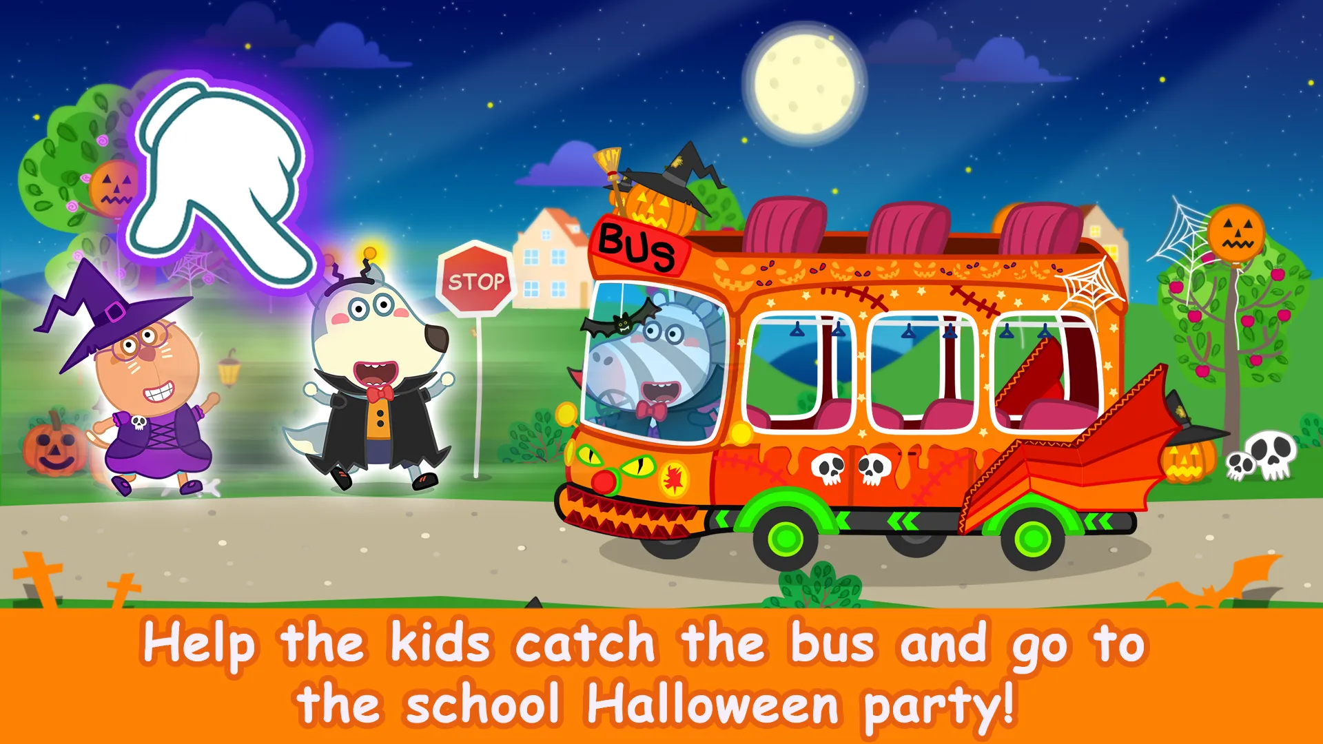 Wolfoo School Halloween Night | Indus Appstore | Screenshot