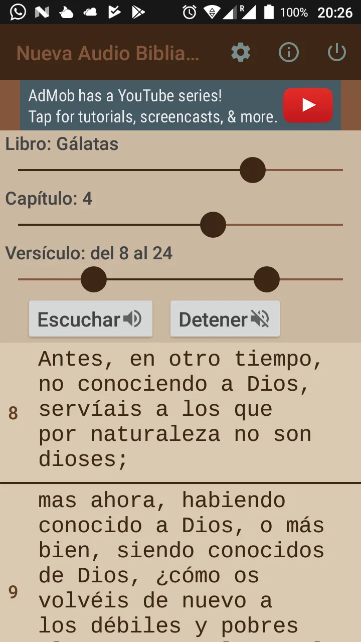 Nueva Audio Biblia (OSO) | Indus Appstore | Screenshot