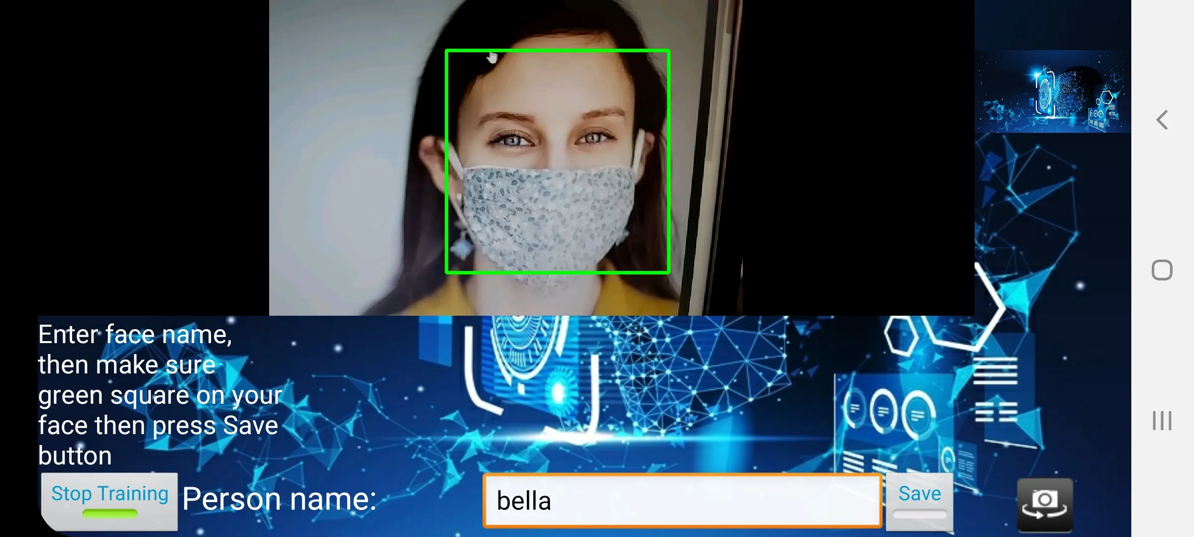 Face Recognition From Face Mas | Indus Appstore | Screenshot