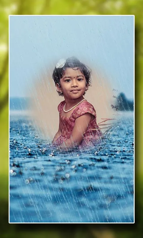 Rain Photo Frames | Indus Appstore | Screenshot