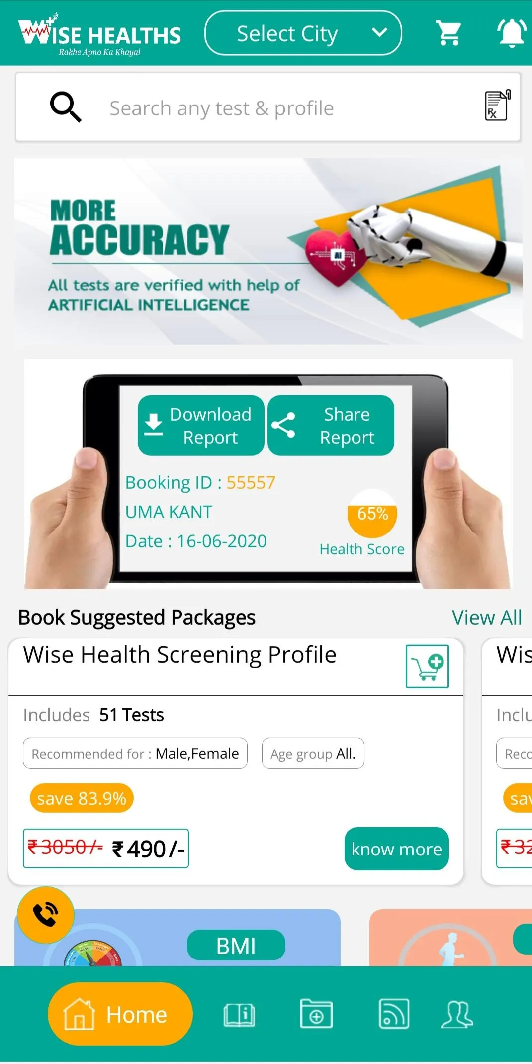 Wise Healths - Healthcare App | Indus Appstore | Screenshot