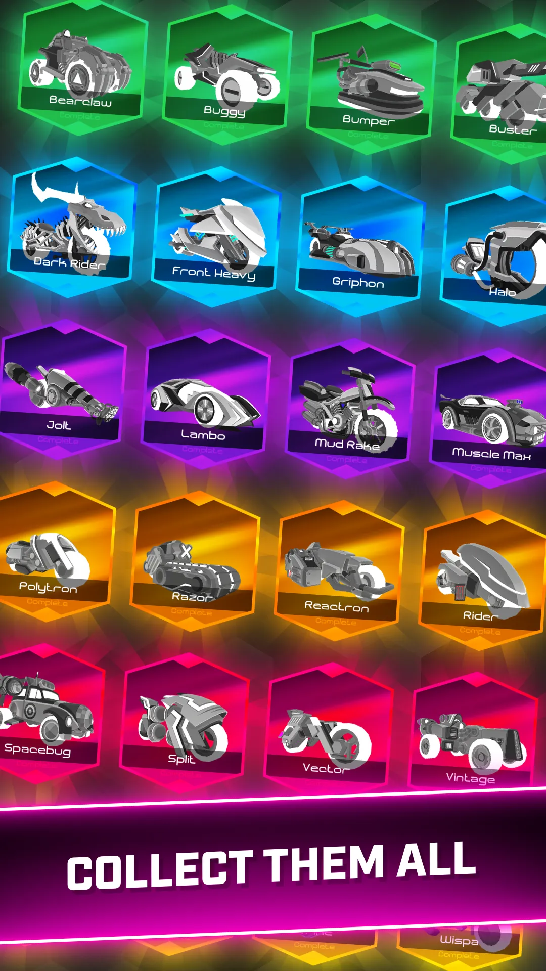 Rider Worlds - Neon Bike Races | Indus Appstore | Screenshot