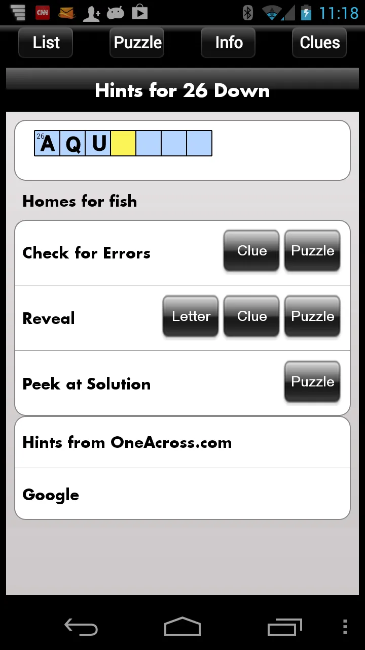 Crossword Light | Indus Appstore | Screenshot