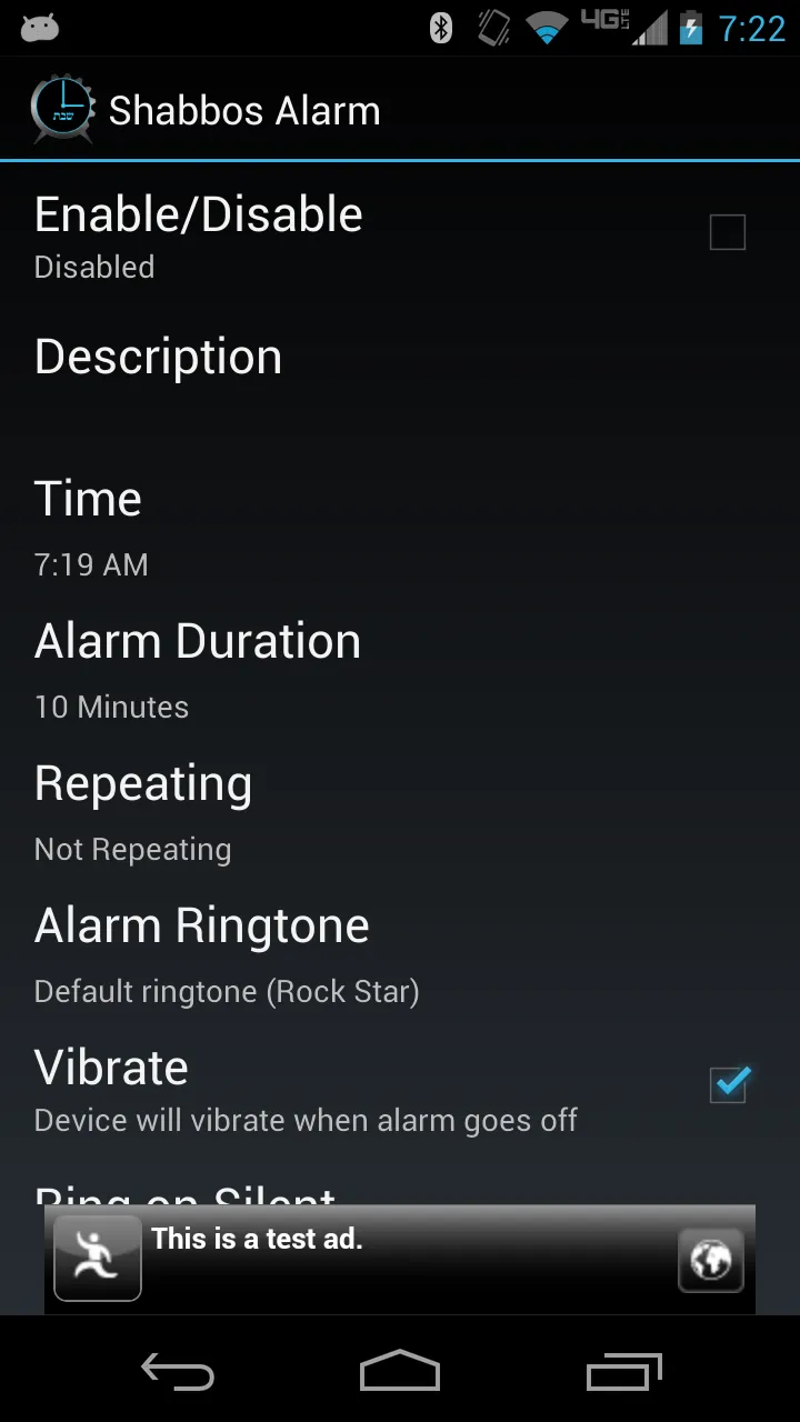 Shabbos Alarm | Indus Appstore | Screenshot