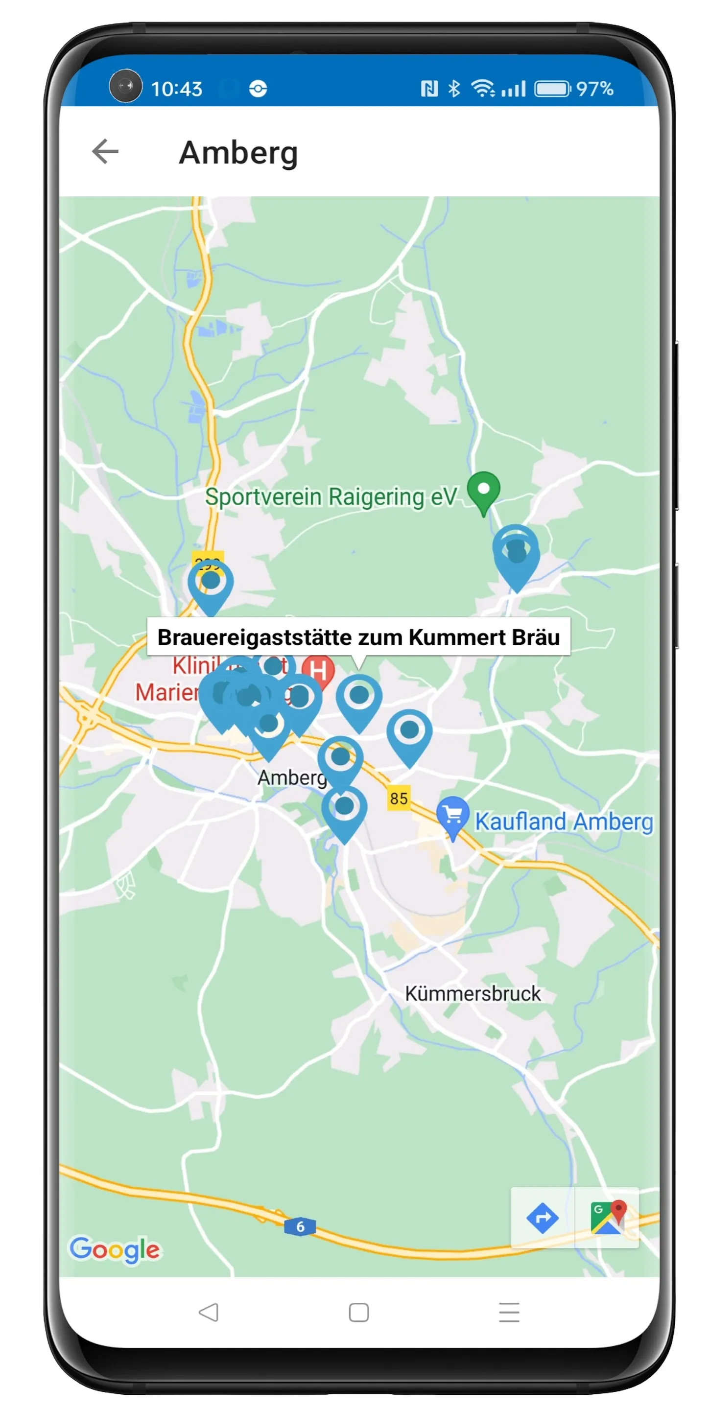 Amberg-Sulzbach Regional | Indus Appstore | Screenshot