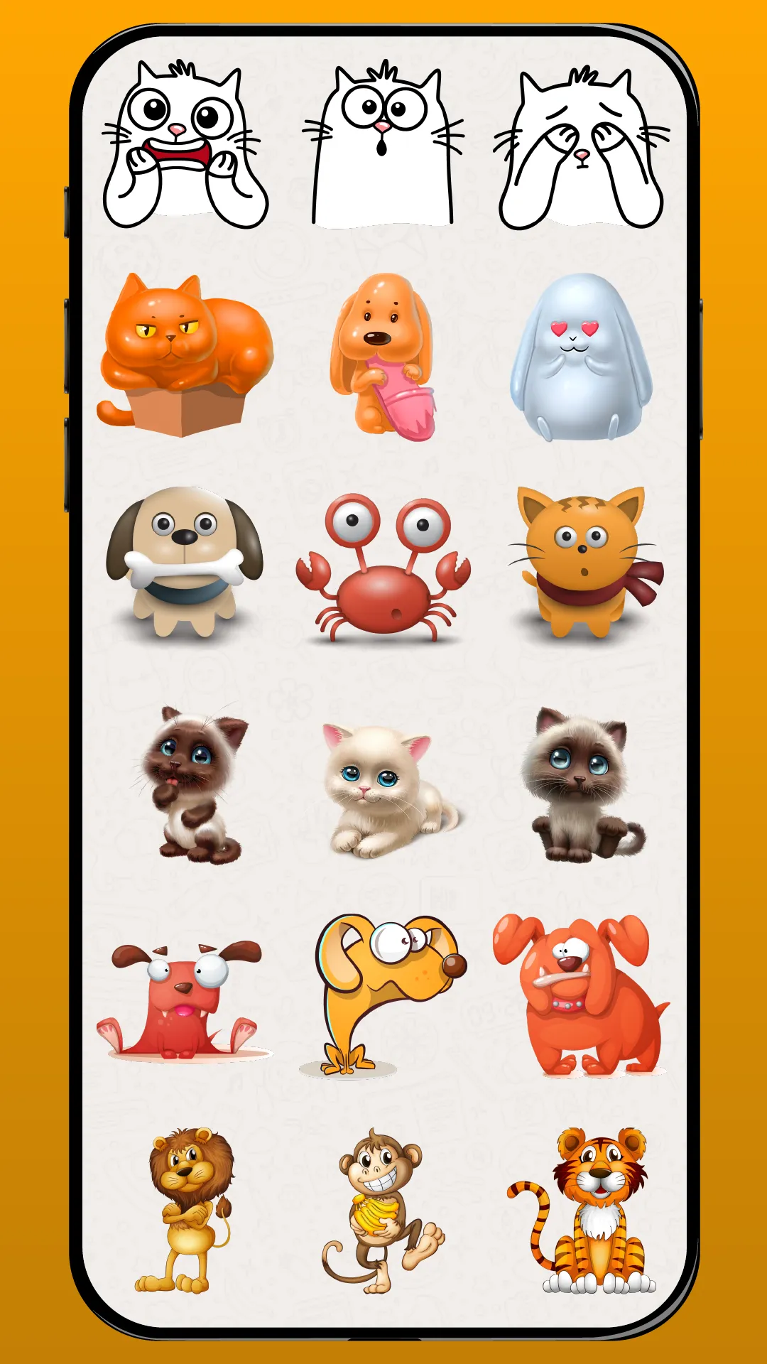 Emoji Stickers & Animals WA | Indus Appstore | Screenshot