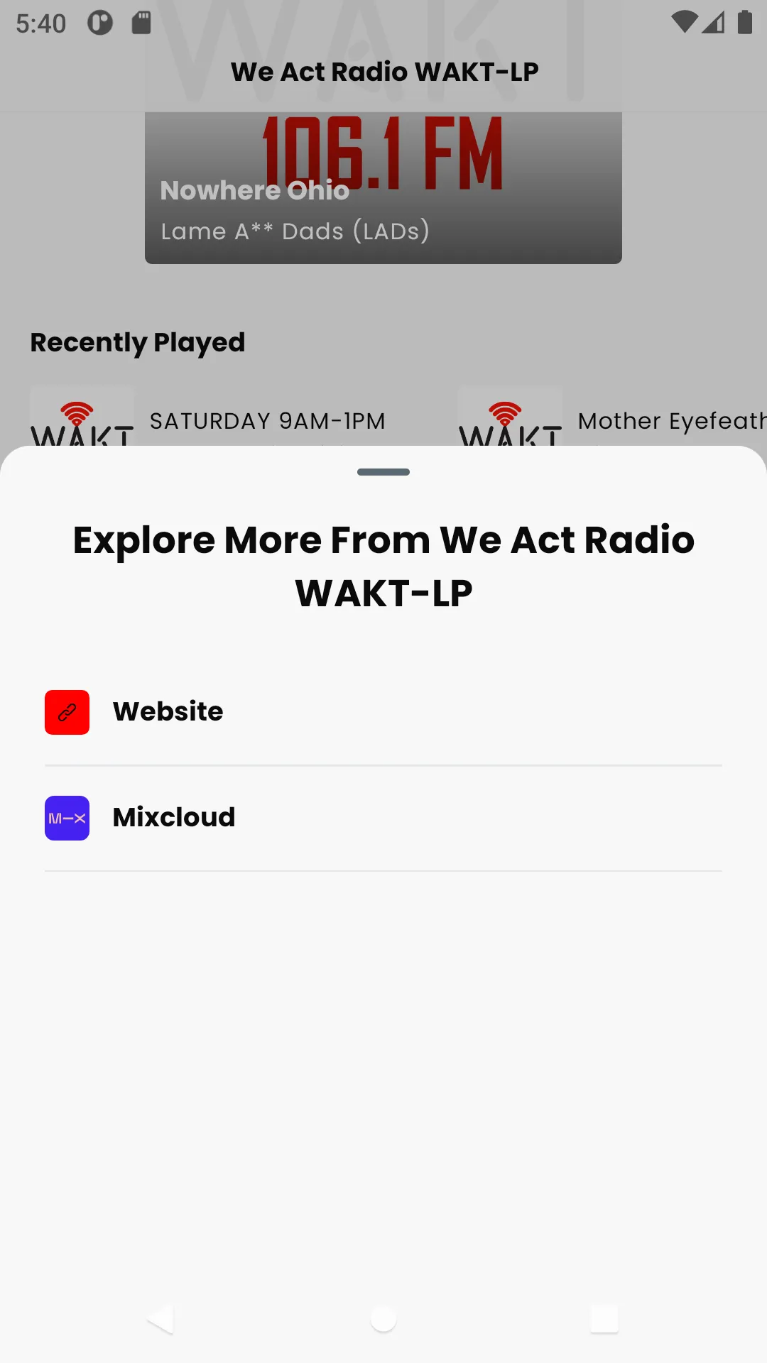 WAKT 106.1FM | Indus Appstore | Screenshot