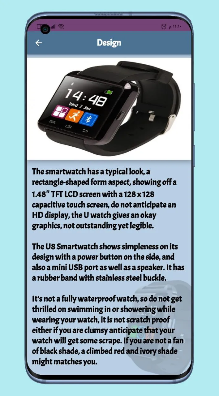 U8 smart watch guide | Indus Appstore | Screenshot