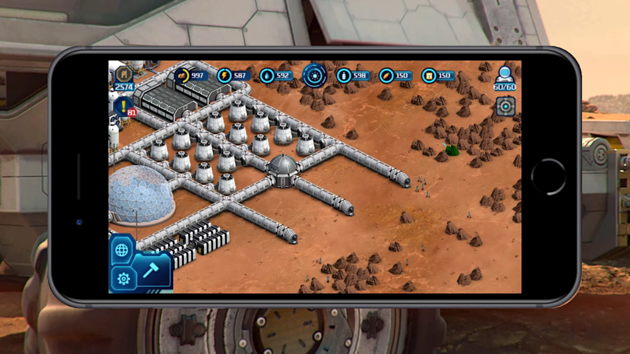 Occupy Mars: Colony Builder | Indus Appstore | Screenshot