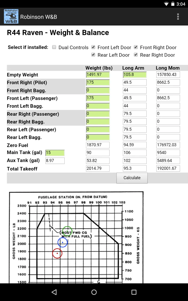 Robinson Weight & Balance | Indus Appstore | Screenshot