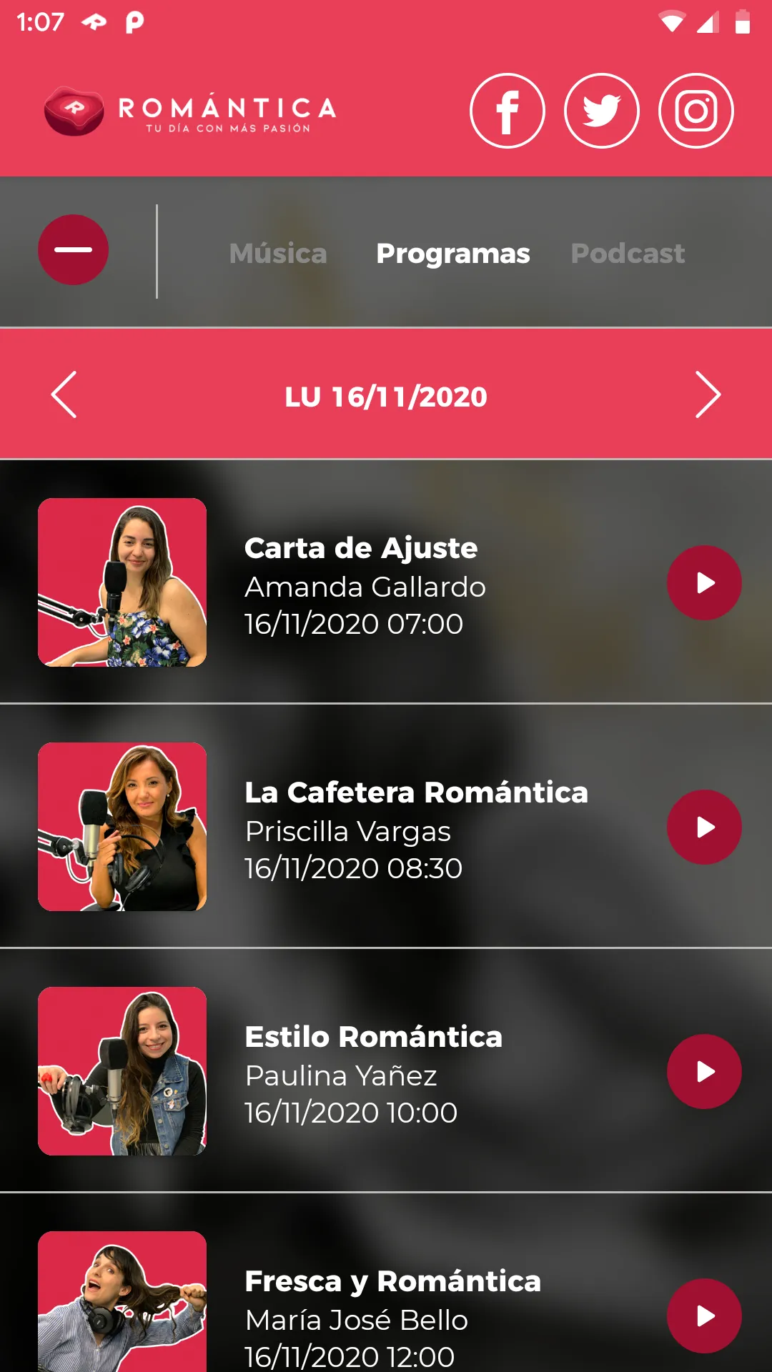 Romántica | Indus Appstore | Screenshot