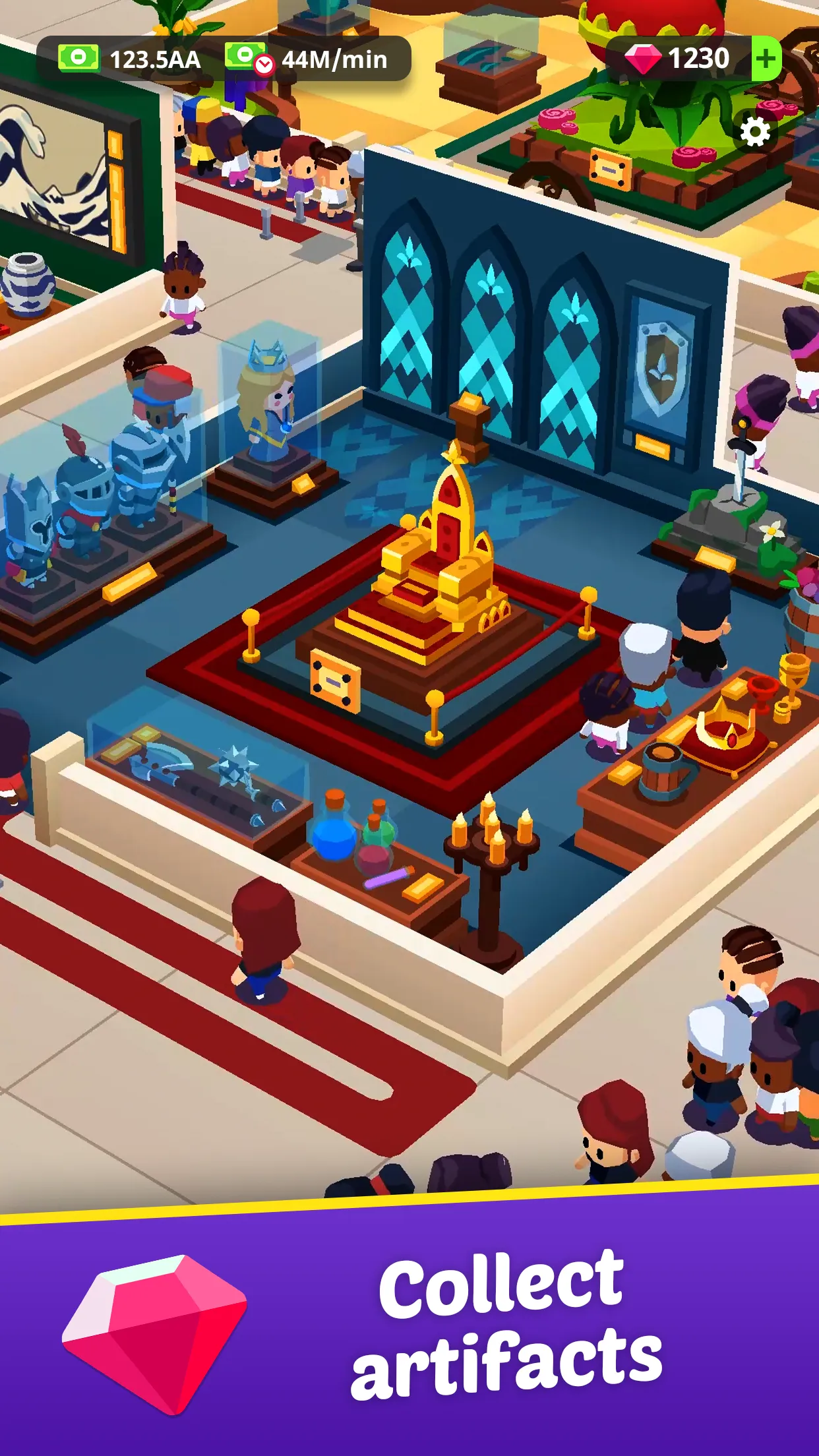 Idle Museum Tycoon: Art Empire | Indus Appstore | Screenshot