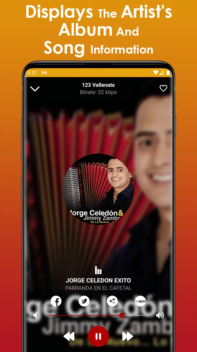 Vallenato Music | Indus Appstore | Screenshot