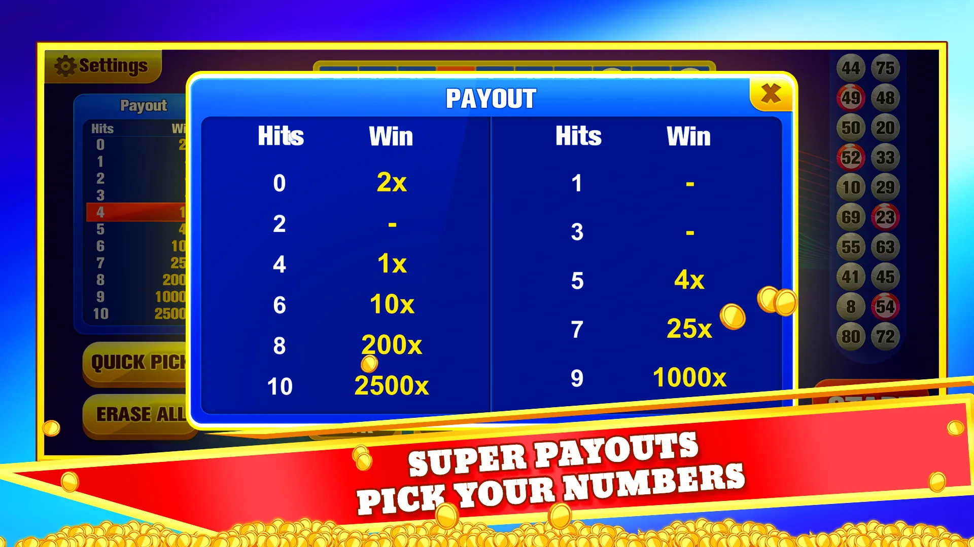 Keno Games: Live Jackpots | Indus Appstore | Screenshot